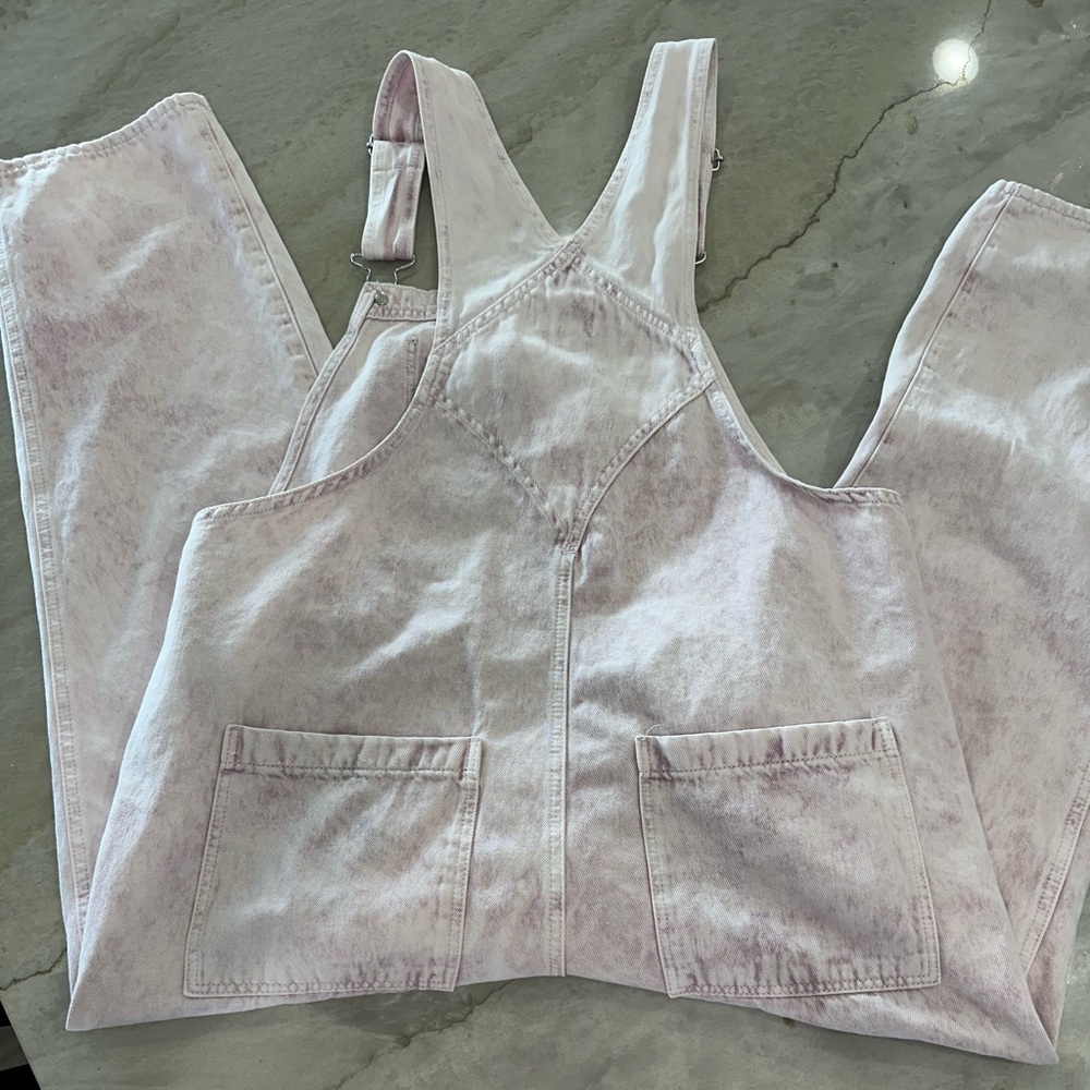 Universal Thread Light Pink Denim Overalls - Women's - Picture 5 of 7